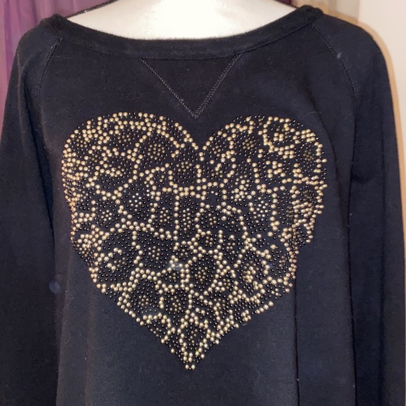 Seven7 Women’s Beaded Sweatshirt - Picture 3 of 8